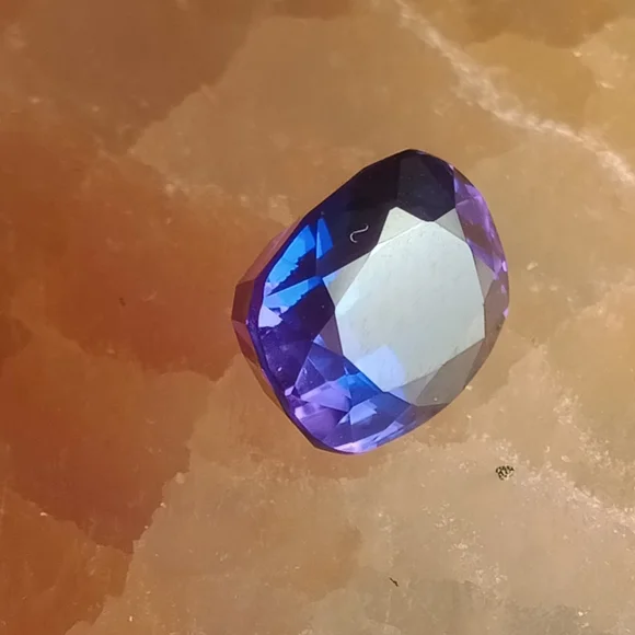 Sold5.3ct Extremely Rare Natural Purple Tanzanite Beautiful Gemstone Cushion Cut - Picture 5 of 12